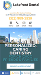 Mobile Screenshot of lakefrontdental.com
